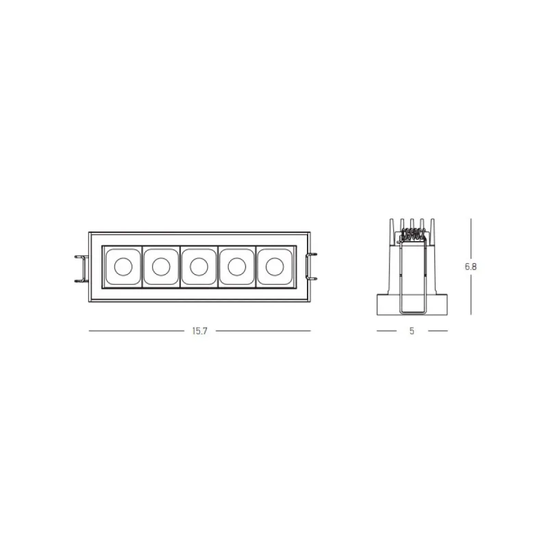 Plafoniera Exterior  E332 Zambelis LED, Negru, Grecia
