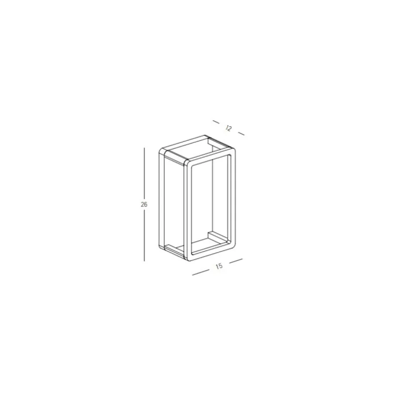 Lampadar Exterior  E336 Zambelis LED, Grafit, Grecia