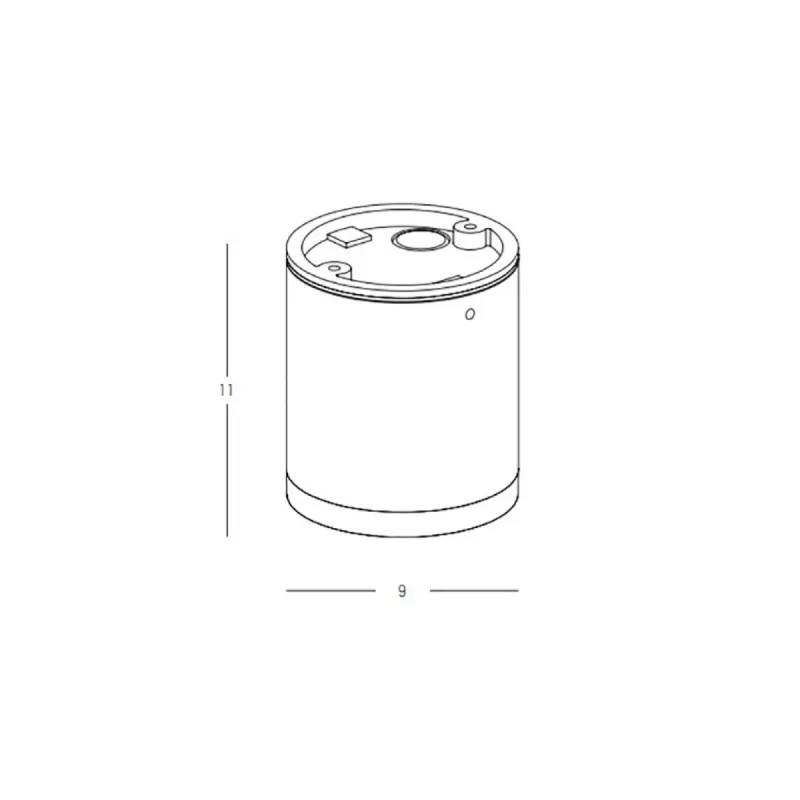 Plafoniera Exterior  E340 Zambelis LED, Grafit, Grecia