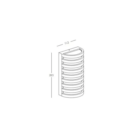 Aplica Exterior  E341 Zambelis LED, Maro, Grecia