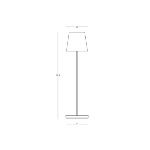 Lampa Portabila Exterior  E371 Zambelis LED, Nisip, Grecia