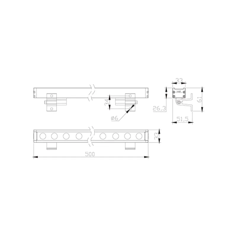 Proiector Exterior  E375 Zambelis LED, Cenusiu, Grecia