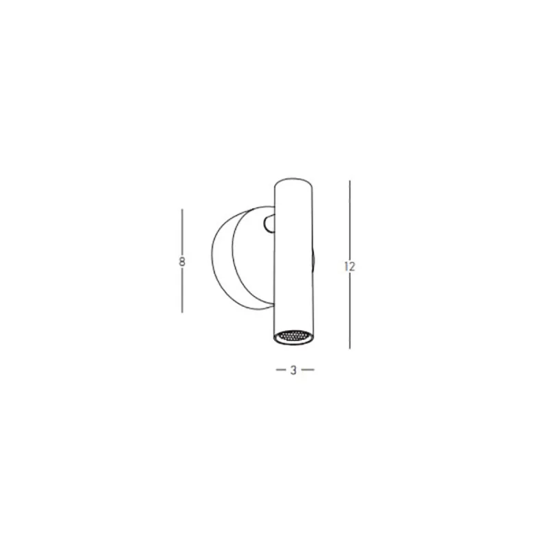 Aplica Dormitor  H48-G Zambelis LED, Auriu, Grecia