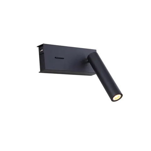 Aplica Dormitor  H75 Zambelis LED, Negru, Grecia