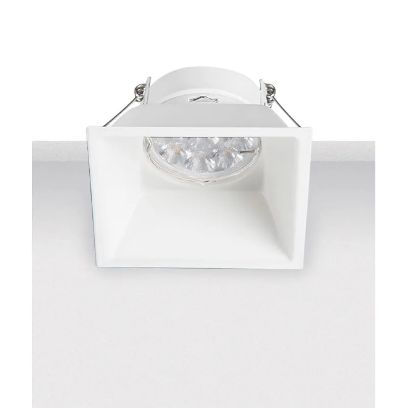 Downlight Incastrat S010 Zambelis, Modern, GU10, Aluminiu, Grecia