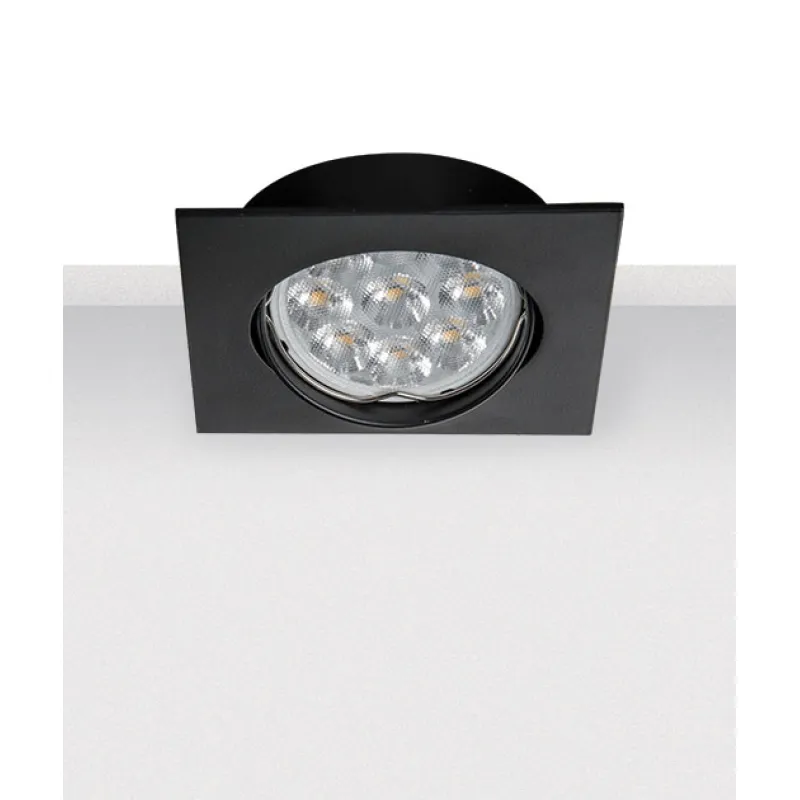 Downlight Incastrat S014 Zambelis, Modern, GU10, Aluminiu, Grecia