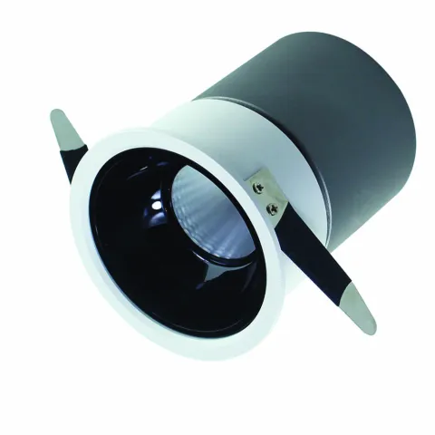 Downlight Incastrat Circular S071 Zambelis Aluminiu, Alb, LED, Grecia