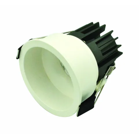 Downlight Incastrat Circular S077 Zambelis Aluminiu, Alb, LED, Grecia