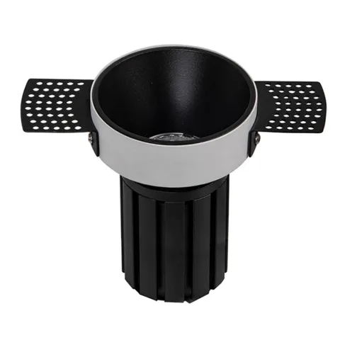 Downlight Incastrat Circular S097-B Zambelis Aluminiu, Negru, LED, Grecia