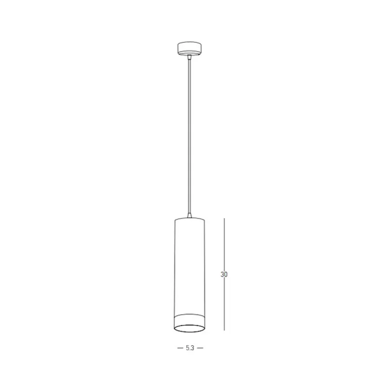 Pendul  S156 Zambelis GU10, Alb, Grecia