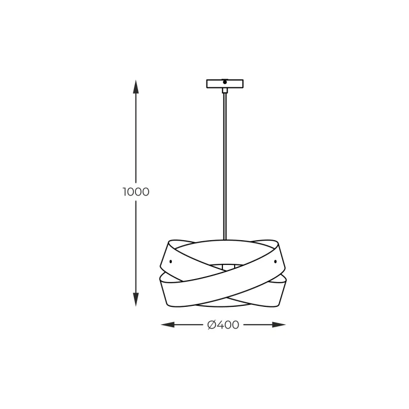 Pendul TORNADO 1113 Zumaline E27, Alb, Polonia