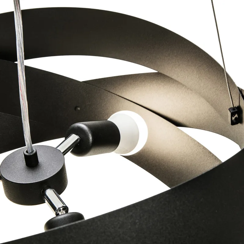 Suspensie TORNADO 1118 Zumaline E27, Negru, Polonia