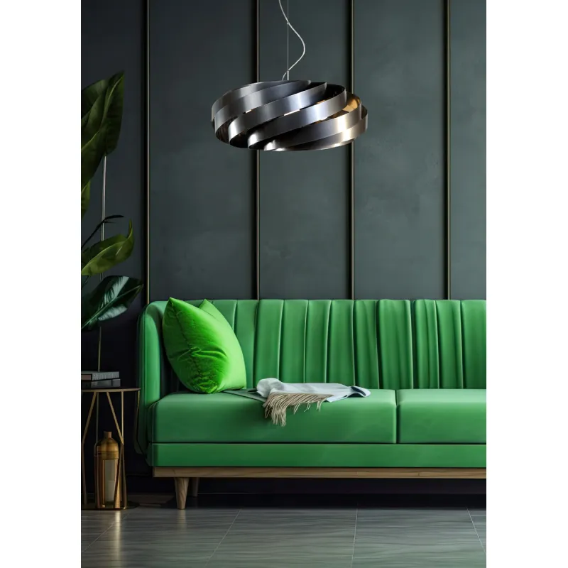 Suspensie VENTO 1136 Zumaline E27, Antracit, Polonia