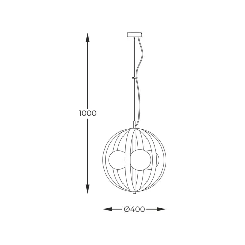 Suspensie NELA 1137 Zumaline E14, Negru, Polonia