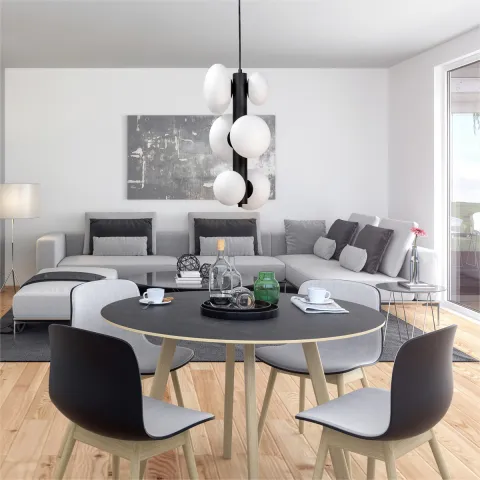 Suspensie OMI 1194 Zumaline G9, Negru, Polonia