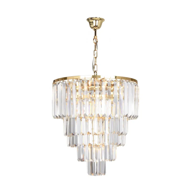 Candelabru AMEDEO 17106/6+3+1-GD+CL Zumaline E14, Auriu, Polonia