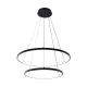 Suspensie BRENO 18140BK-2 Zumaline LED, Negru, Polonia