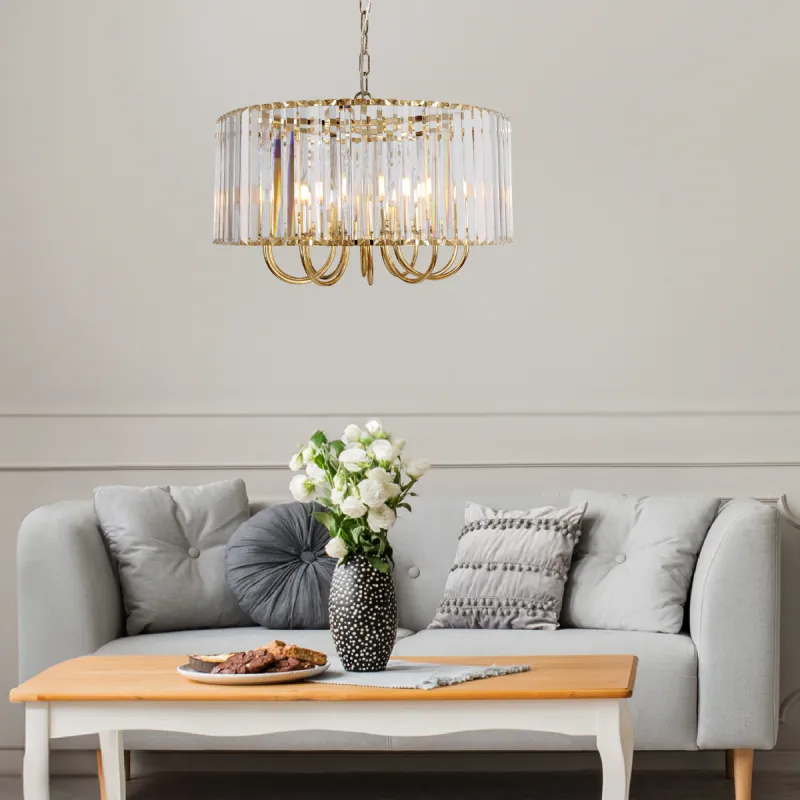 Candelabru PARIS 1906/10 Zumaline E14, Auriu, Polonia