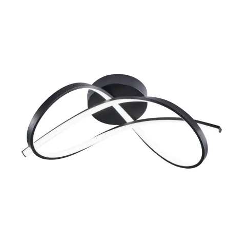 Lustra Plafon PAUL 19602C-BK Zumaline LED, Negru, Polonia