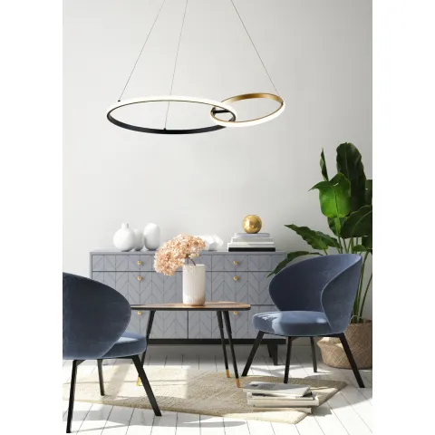 Suspensie RANDO 20002P-GD Zumaline LED, Auriu, Polonia