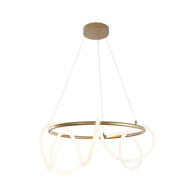 Suspensie BALBO 20006PL-GD Zumaline LED, Auriu, Polonia