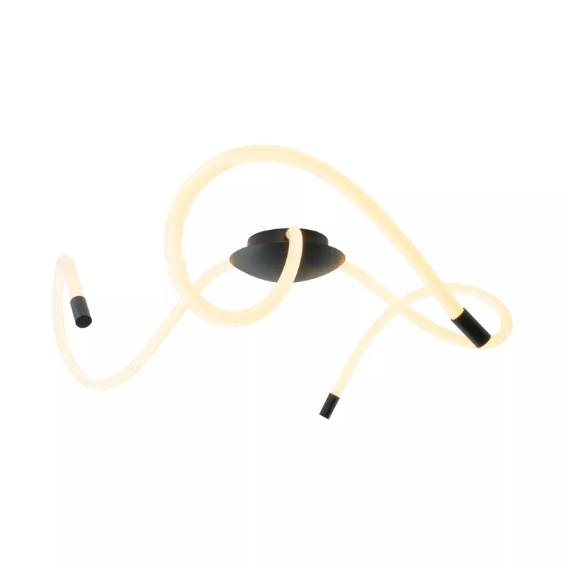 Lustra Plafon BALBO 20008-3X1BK Zumaline LED, Negru, Polonia