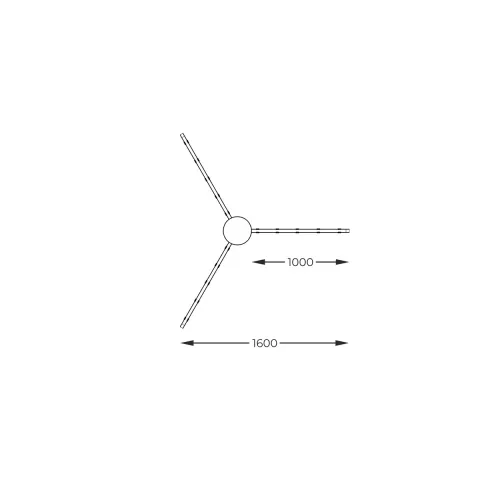 Lustra Plafon BALBO 20008-3X1BK Zumaline LED, Negru, Polonia
