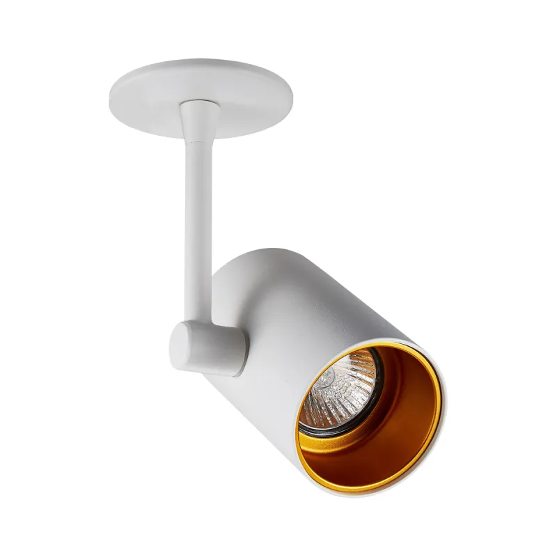 Downlight Aplicat TORI SL 1 WHITE-GOLD 20014-WH-N Zumaline GU10, Alb, Polonia