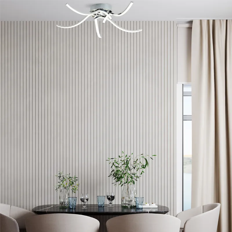 Lustra Plafon FOCUS 20023-5CCH Zumaline LED, Crom, Polonia