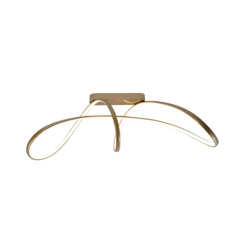 Lustra Plafon FERMI 20026C-GD Zumaline LED, Auriu, Polonia