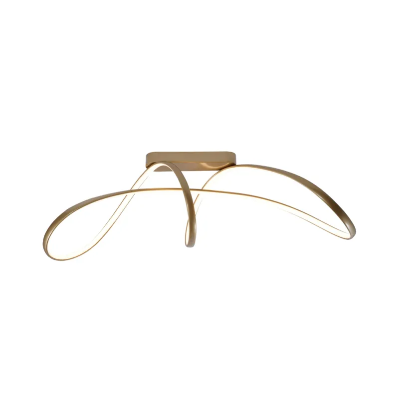 Lustra Plafon FERMI 20026C-GD Zumaline LED, Auriu, Polonia