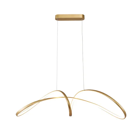 Suspensie FERMI 20026P-GD Zumaline LED, Auriu, Polonia