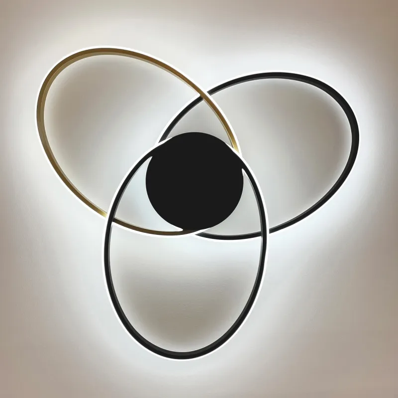 Lustra Plafon BOLD 20169-GD Zumaline LED, Auriu, Polonia