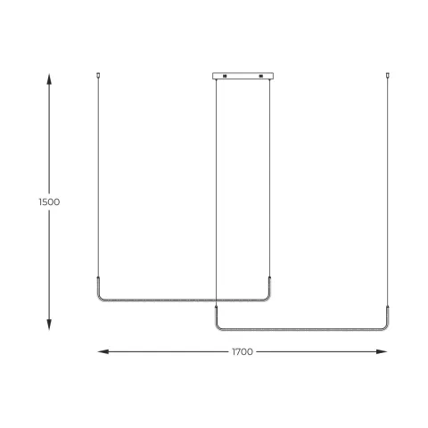 Suspensie RIKE 2023199-BK Zumaline LED, Negru, Polonia