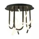 Lustra Plafon BALBO 2023573-BK Zumaline LED, Negru, Polonia