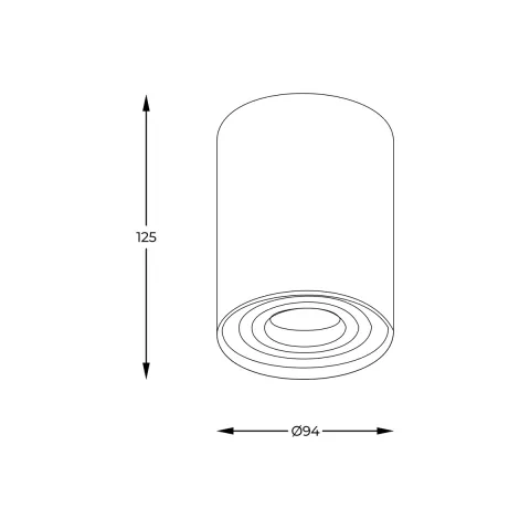Downlight Aplicat RONDOO SL1 45519-N Zumaline GU10, Alb, Polonia