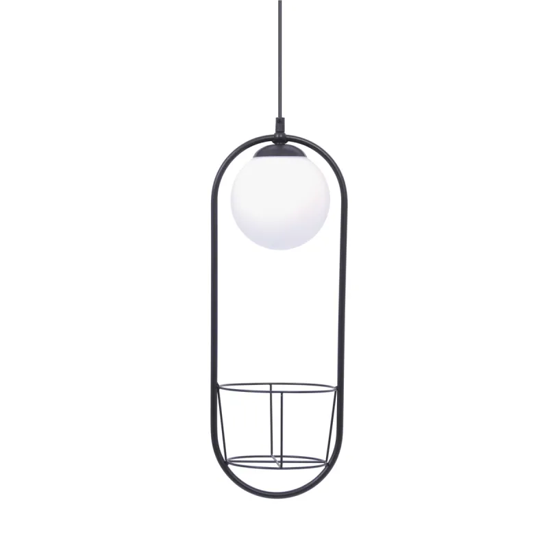 Pendul PLANT 5003 Zumaline E14, Negru, Polonia