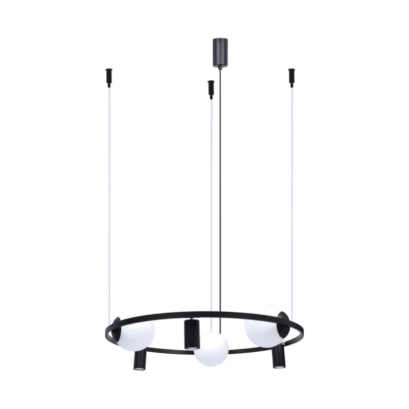 Suspensie ORBIT 5006 Zumaline E27, Negru, Polonia