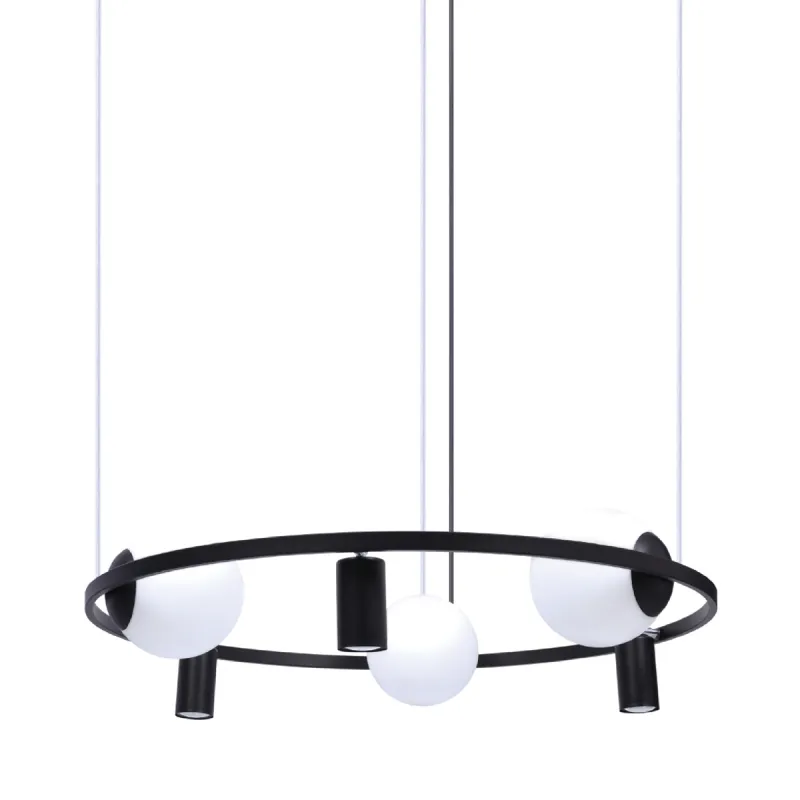 Suspensie ORBIT 5006 Zumaline E27, Negru, Polonia
