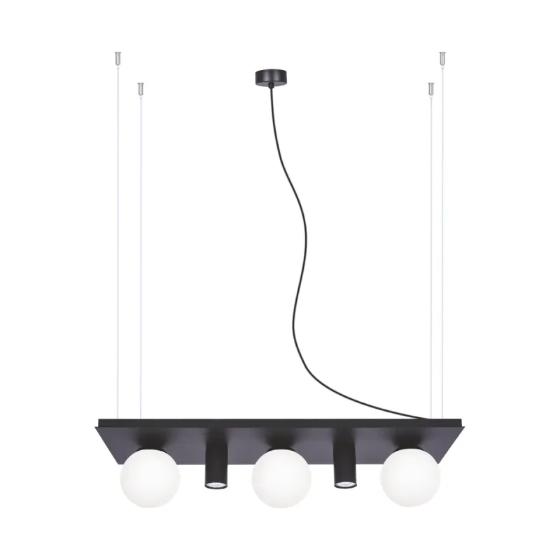 Suspensie PLANT SHELF 5555 Zumaline E14, Negru, Polonia