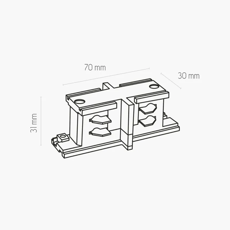 Conector Electric Sina 3 Faze   CZNIK PROSTY TR JOBWODOWY CZARNY 8030 Zumaline Negru, Polonia
