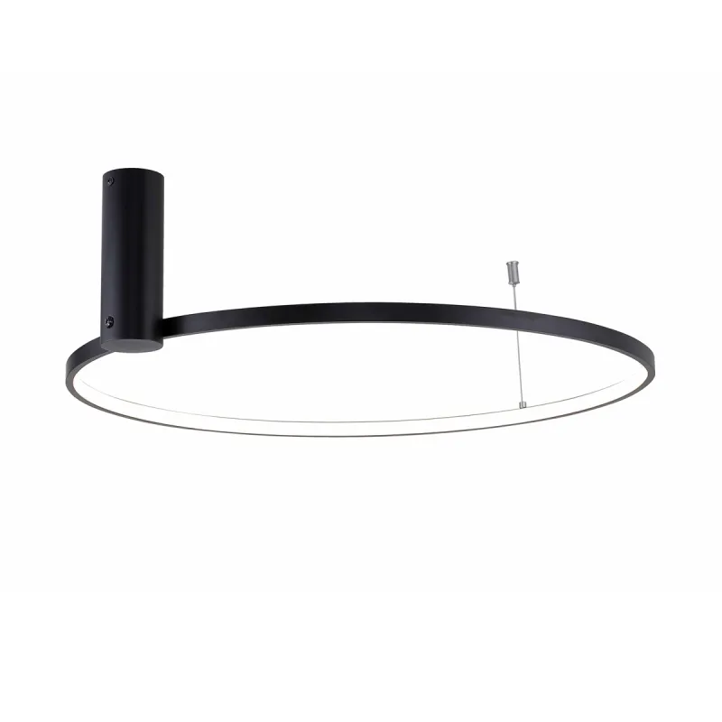 Lustra Plafon HORIK 89429-60BK Zumaline LED, Negru, Polonia