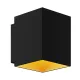 Aplica Exterior SOLA WL SQUARE BLACK-GOLD 91063-N Zumaline G9, Negru, Polonia