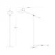 Lampadar SIGMA A4009-SBK Zumaline E27, Negru, Polonia