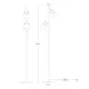 Lampadar DRACO A4022A-MBK Zumaline E27, Negru, Polonia