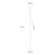 Lampadar SARDA A4036-MWH Zumaline E27, Alb, Polonia