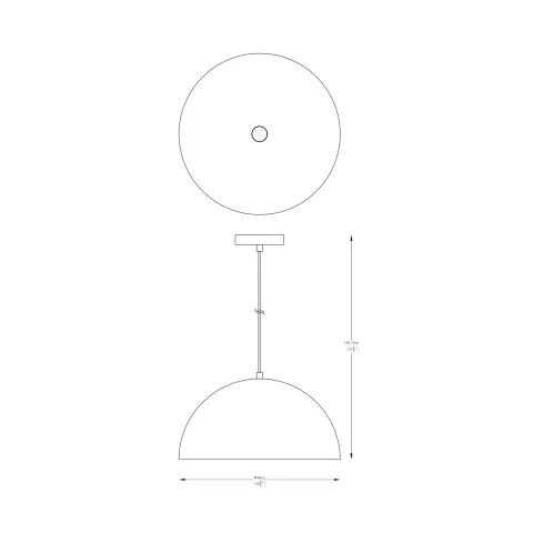Pendul VELA A8001XL-WH Zumaline E27, Alb, Polonia