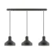Suspensie SIGMA A8016S-3A Zumaline E27, Negru, Polonia