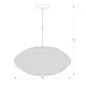 Pendul ORION A8032L-GD Zumaline E27, Auriu, Polonia