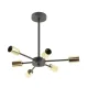 Suspensie MANDI A8100-6 Zumaline E27, Negru, Polonia